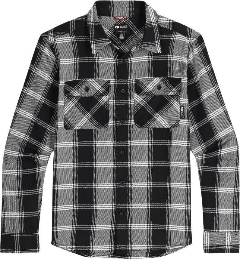 Feedback Flannel Twill Shirt - Mens - Black Plaid 1
