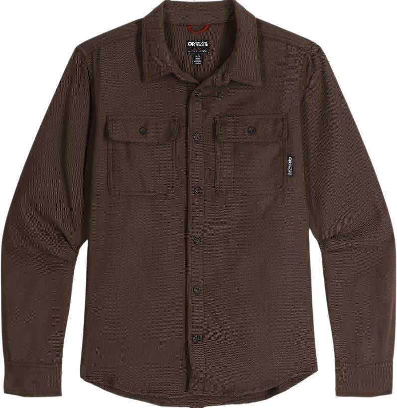 Feedback Flannel Twill Shirt - Mens - Hickory 1