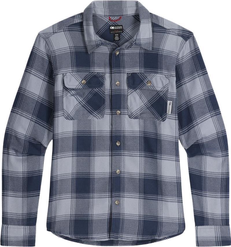 Feedback Flannel Twill Shirt - Mens - Slate Plaid 1