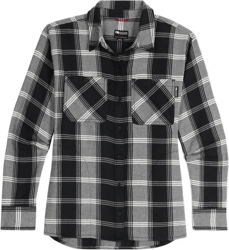Feedback Flannel Twill Shirt - Womens - Black Plaid 1