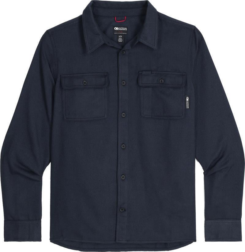 Feedback Flannel Twill Shirt - Womens - Dark Navy 1