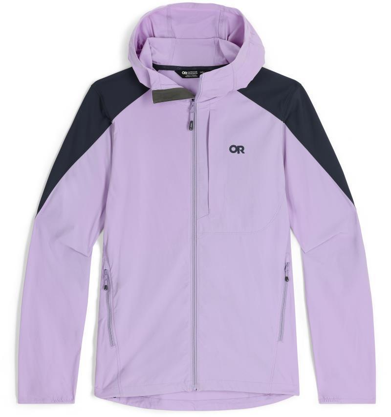 Ferrosi Hoodie - Womens - Lavender / Naval Blue 1