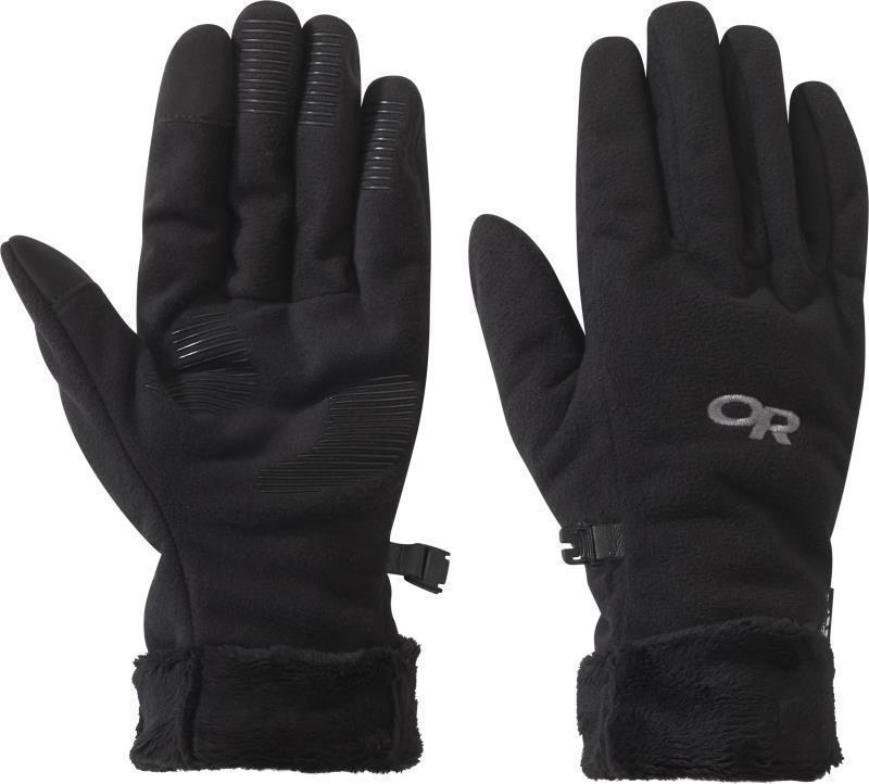 Fuzzy Sensor Gloves - Womens - Black 1