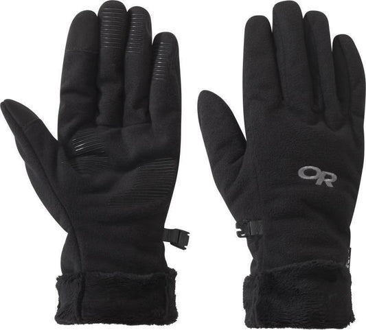 Fuzzy Sensor Gloves - Womens - Black 1