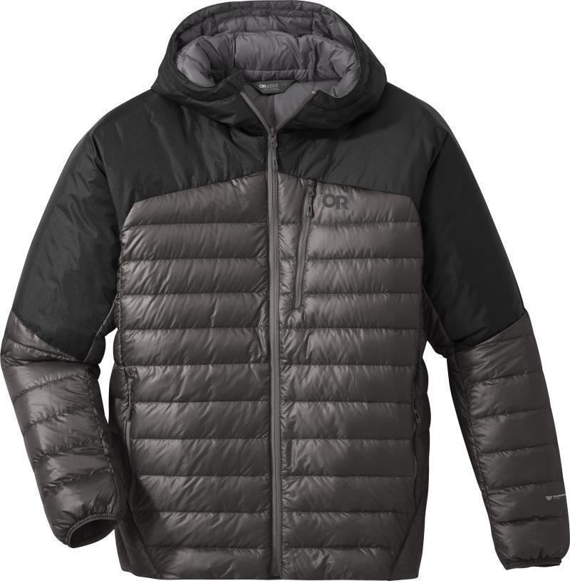 Helium Down Hoodie - Mens - Pewter / Black 1