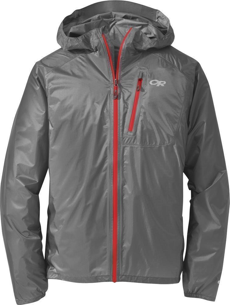 Helium II Jacket - Mens - Pewter / Tomato 1