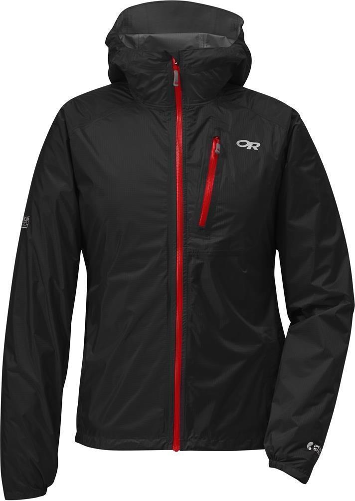 Helium II Jacket - Womens - Black / Flame 1