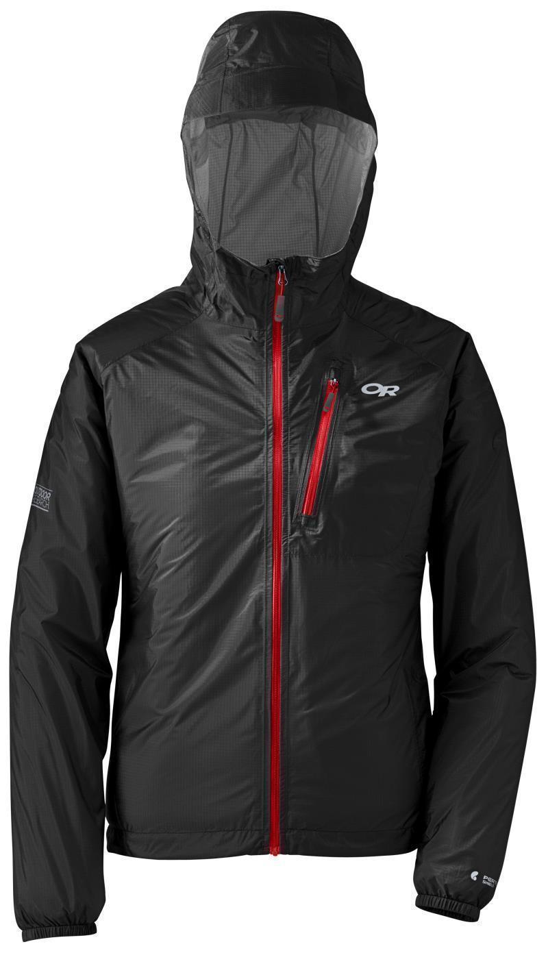 Helium II Jacket - Womens - Black / Flame 2