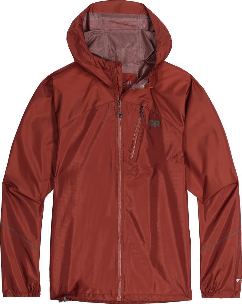 Helium Rain Jacket - Mens - Brick 1