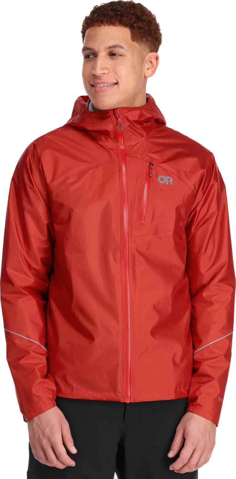 Helium Rain Jacket - Mens - Cranberry 2