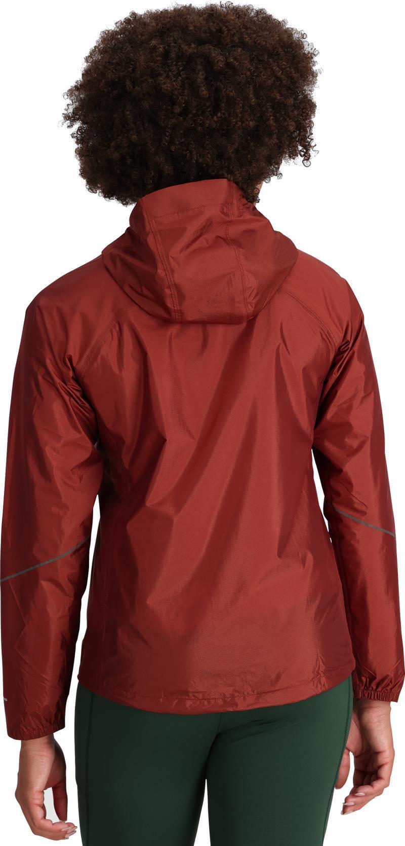 Helium Rain Jacket - Womens - Brick 3