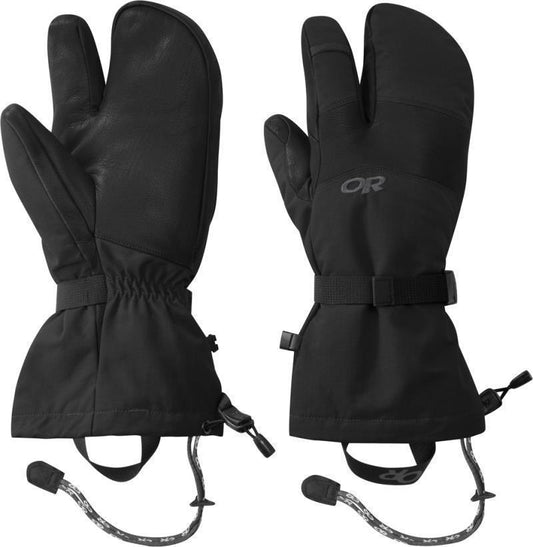 Highcamp 3-Finger Gloves - Mens - Black 1