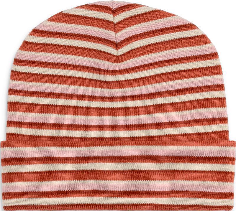 Juneau Stripe Beanie - Cinnamon 1