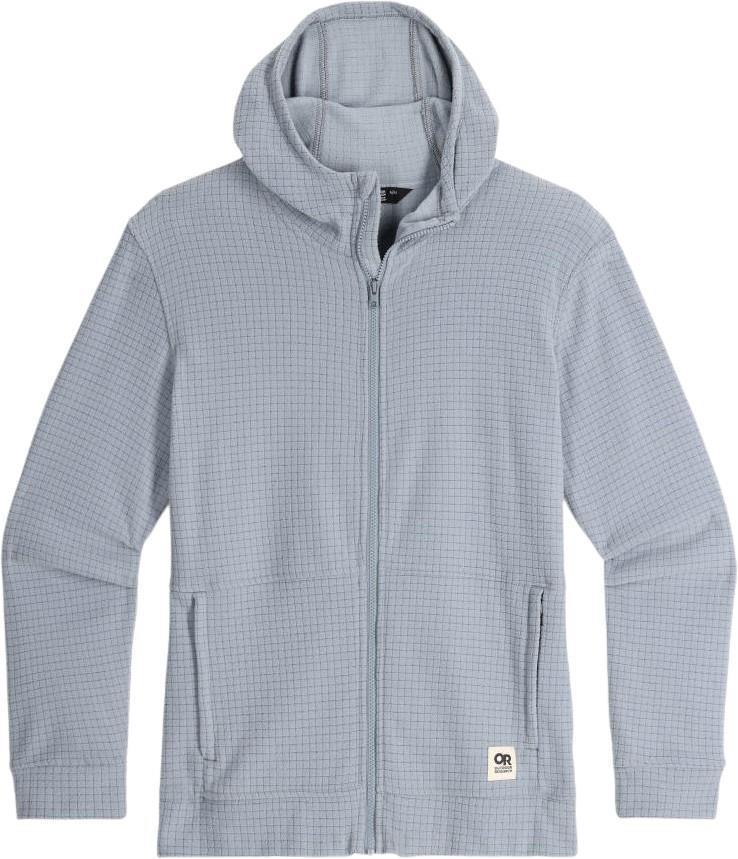 Mega Trail Mix Fleece Full Zip Hoodie - Mens - Slate 1