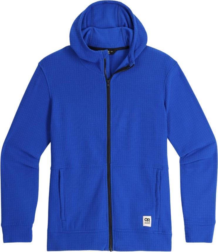Mega Trail Mix Fleece Full Zip Hoodie - Mens - Topaz 1