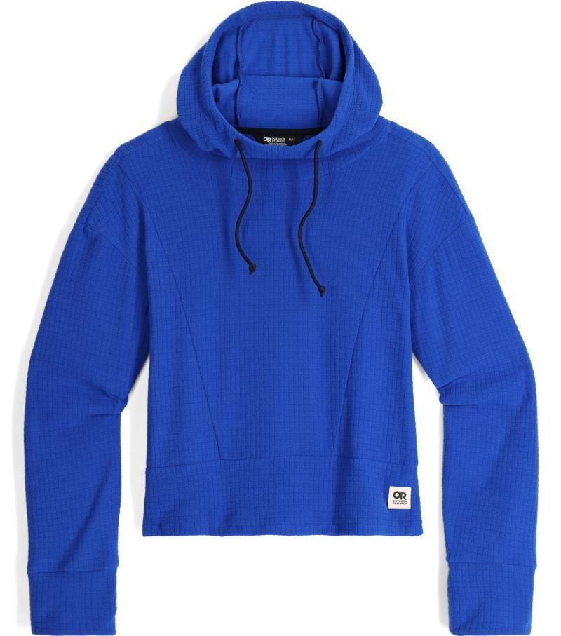 Mega Trail Mix Fleece Pullover Hoodie - Womens - Topaz 1