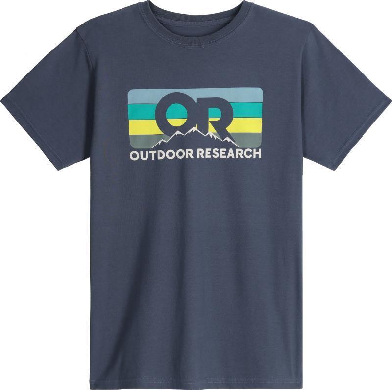 OR Advocate Stripe T-Shirt - Unisex - Naval Blue / Verdant 1