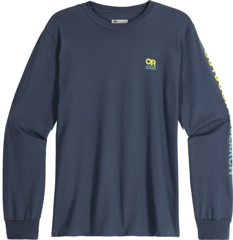 OR Lockup Chest Logo LS T-Shirt - Unisex - Naval Blue / Sulphur 1