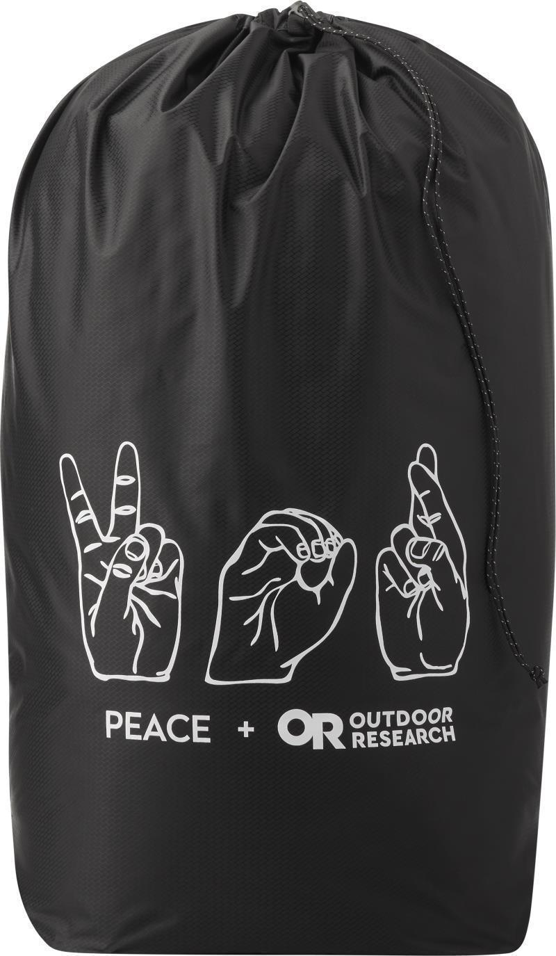 PackOut Graphic Stuff Sack 20L - Black 1