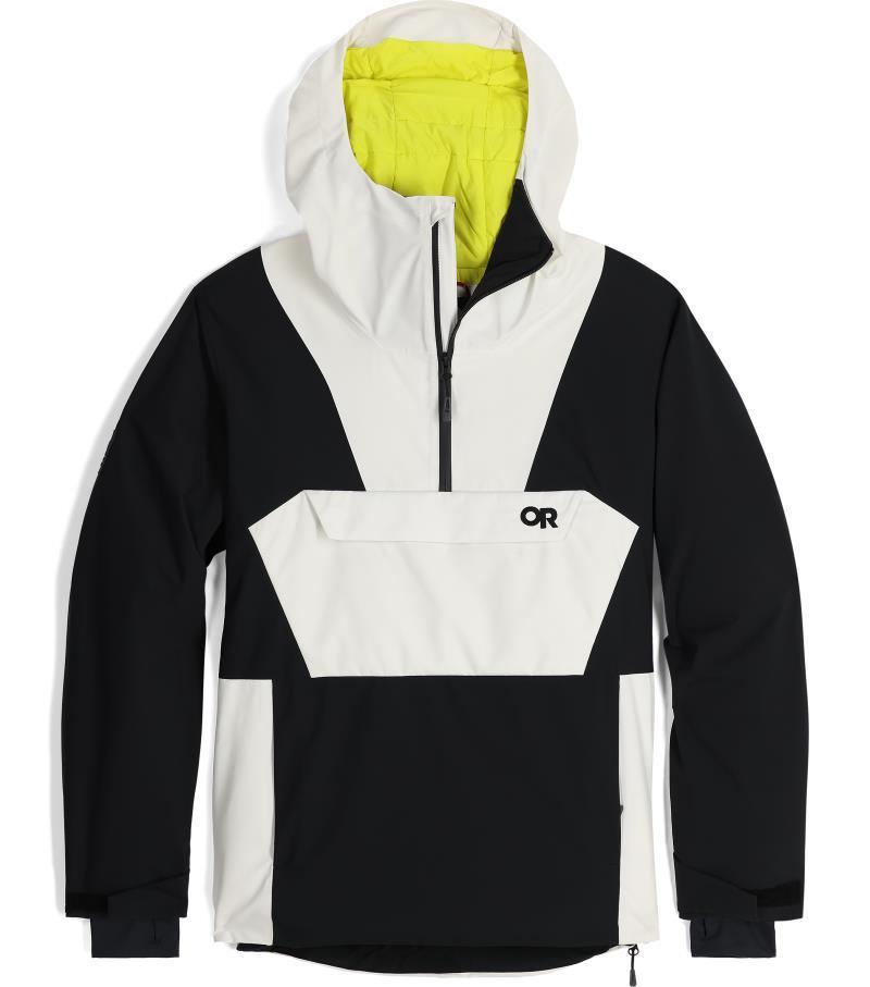 Snowcrew Anorak - Mens - Black / Snow 1