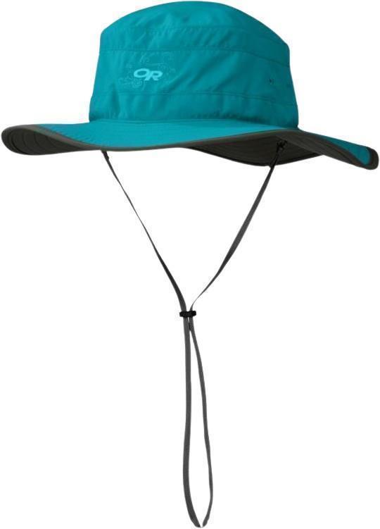Solar Roller Sun Hat - Womens - Alpine Lake / Dark Grey 1