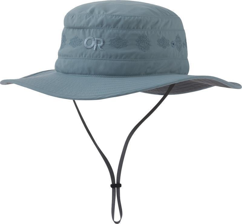 Solar Roller Sun Hat - Womens - Lead - Rice Embroidery 1