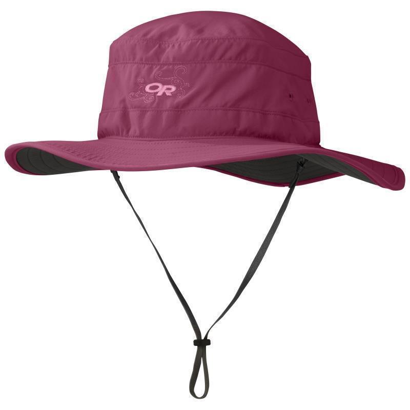 Solar Roller Sun Hat - Womens - Raspberry 1