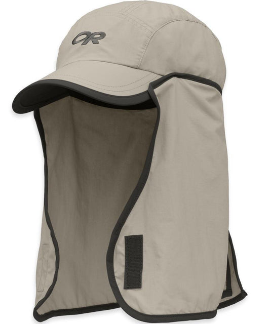 Sun Runner Cap - Kids - Khaki / Dark Grey 1