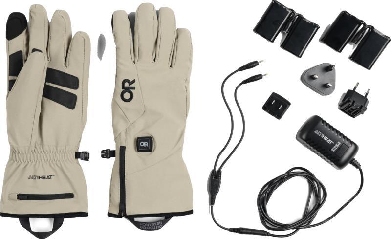 Sureshot Heated Softshell Gloves - Mens - pro khaki 1