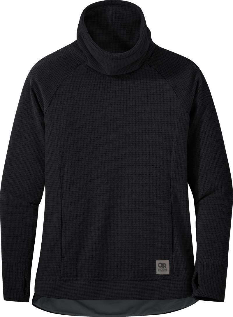 Trail Mix Cowl Pullover - Womens - Black 1