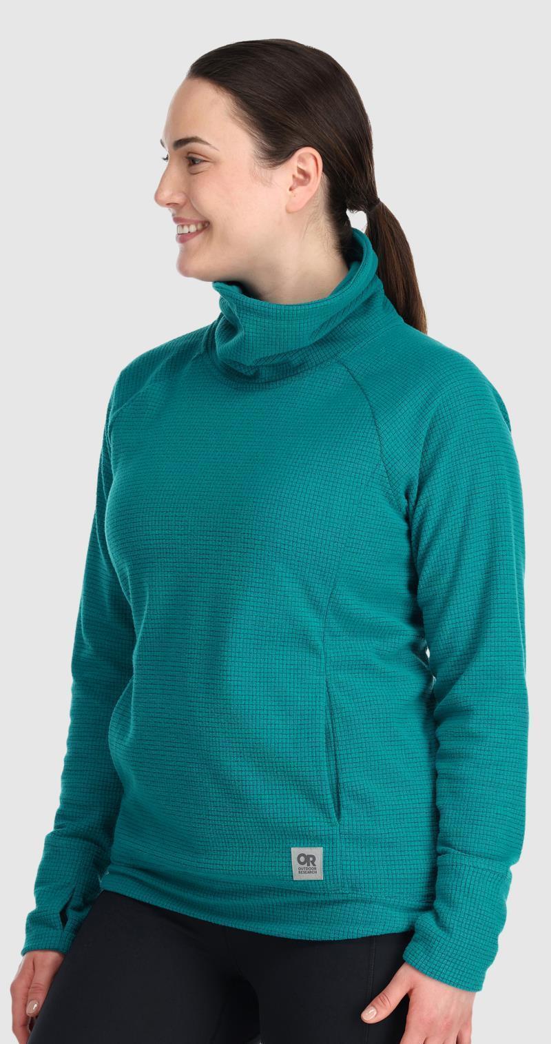 Trail Mix Cowl Pullover - Womens - Deep Lake 4