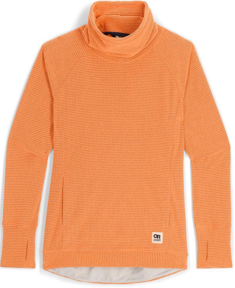 Trail Mix Cowl Pullover - Womens - Orange Fizz 1