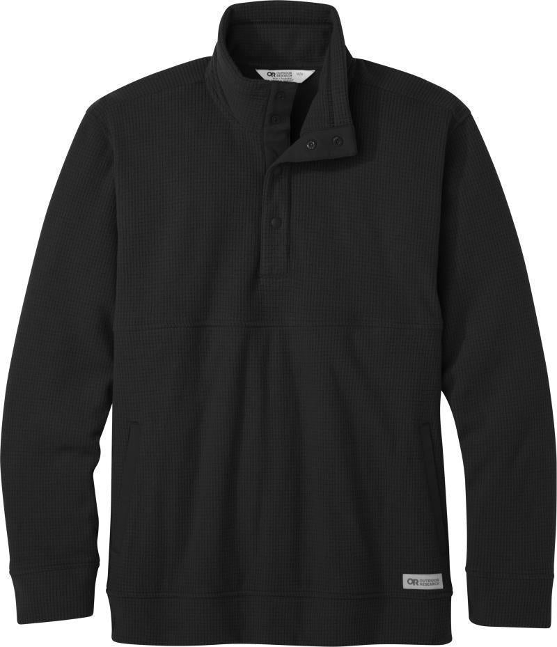 Trail Mix Snap Pullover II - Mens - Black 1