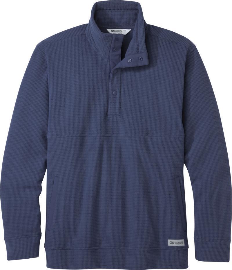 Trail Mix Snap Pullover II - Mens - Naval Blue 1
