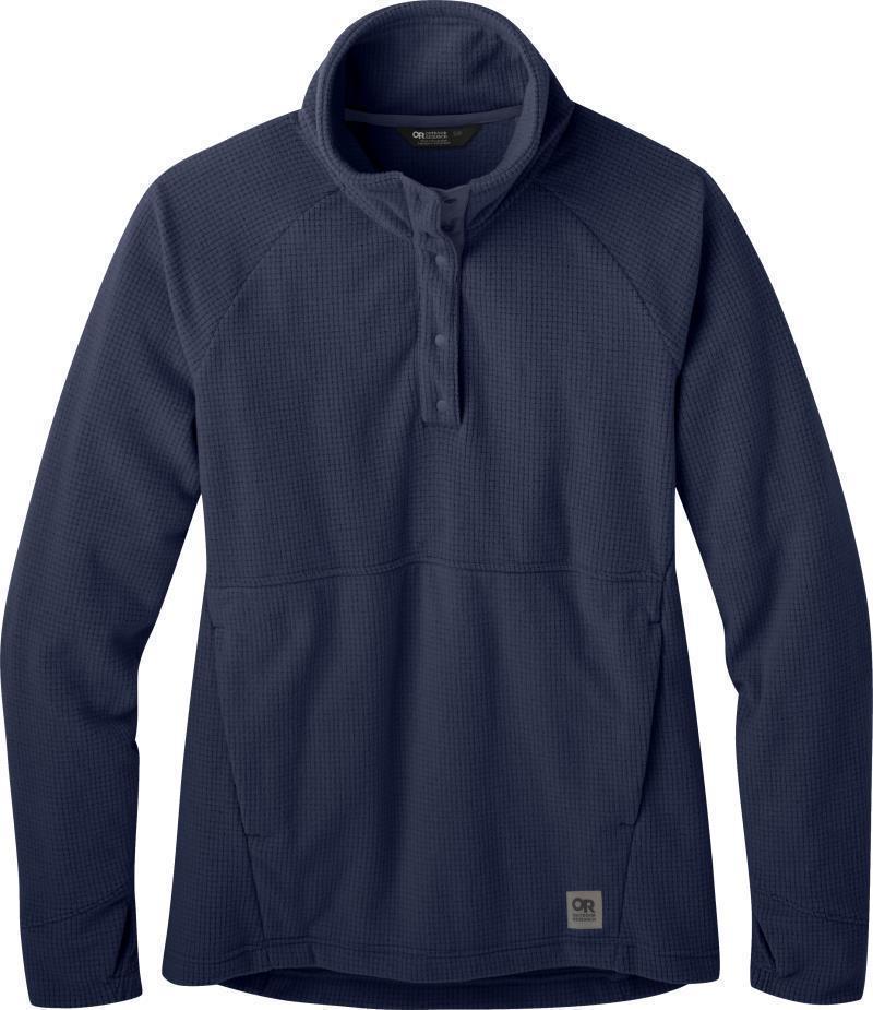 Trail Mix Snap Pullover - Womens - Naval Blue 1