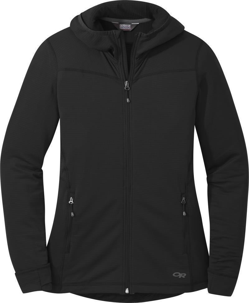 Vigor Full Zip Hoodie - Womens - Black 1