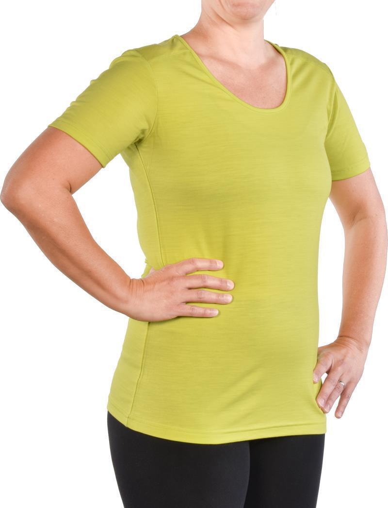 100% Merino Wool Fashion T - Womens - Lichen 1