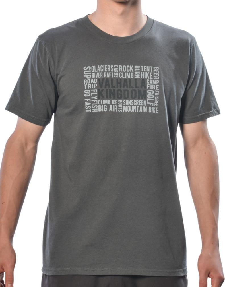 Keywords T-Shirt, Organic Cotton - Mens - Slate 1