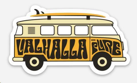 PURE SUP Bus Sticker - Yellow 1