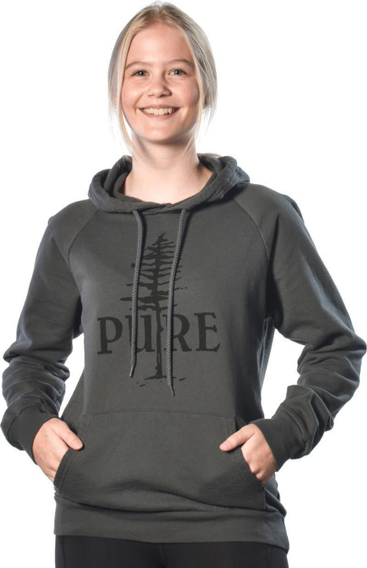 PURE Tree Hoody, Organic Cotton - Unisex - Slate 1