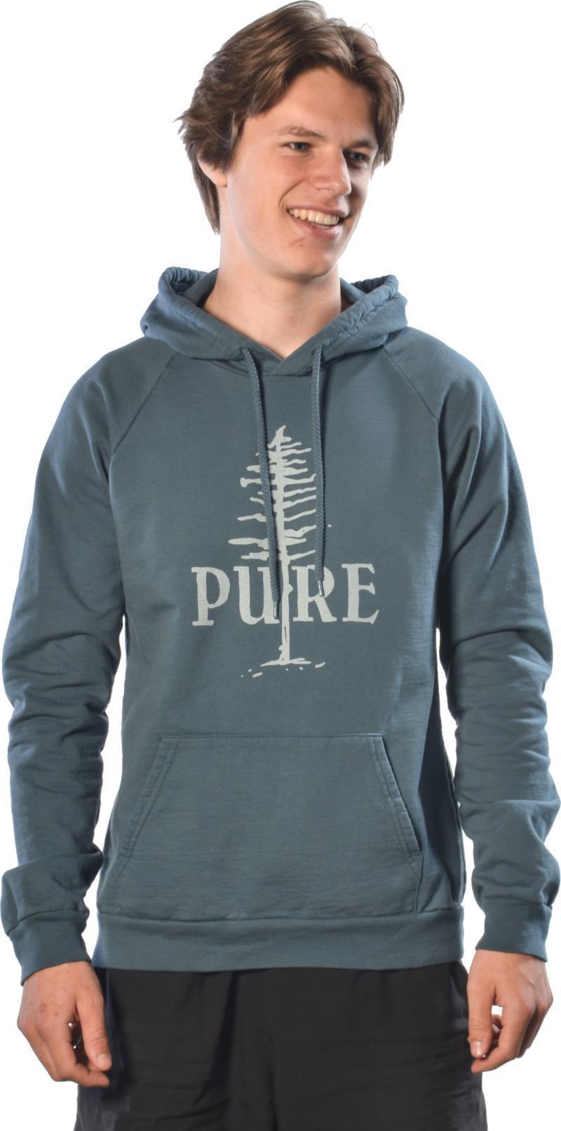 PURE Tree Hoody, Organic Cotton - Unisex - Smoky Blue 1