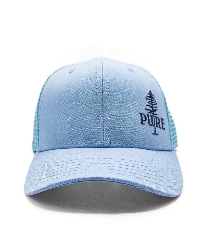 PURE Tree Mesh Trucker Hat - Blue 1