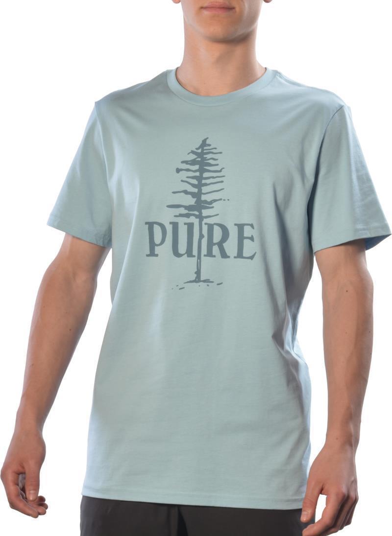 PURE Tree SS T-Shirt, Pima Cotton - Mens - Blue 1