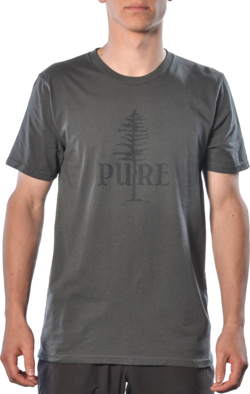 PURE Tree T-Shirt, Organic Cotton - Mens - Slate 1