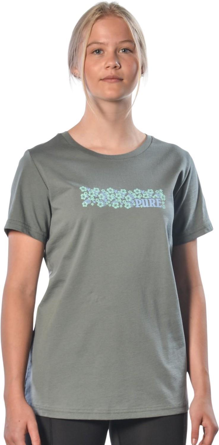 Retro Tropical T-Shirt - Womens - Slate 1