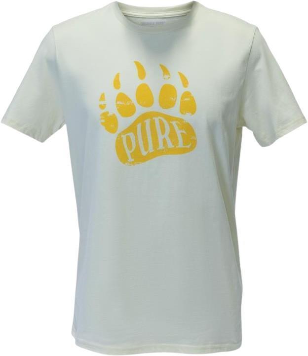 Valhalla Kingdom - Bear Paw Pima Cotton T-Shirt - Mens - Natural 1