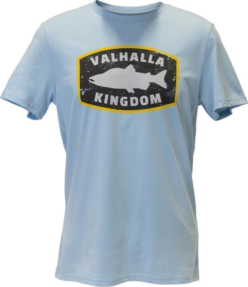 Valhalla Kingdom - Fish Kingdom Pima Cotton T-Shirt - Mens - Blue 1
