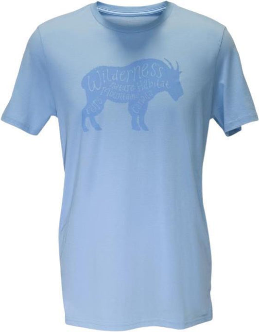 Valhalla Kingdom - Goat Pima Cotton T-Shirt - Mens - Blue 1