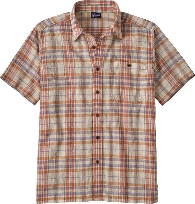 A/C Shirt - Mens - Paint Plaid / Quartz Coral 1