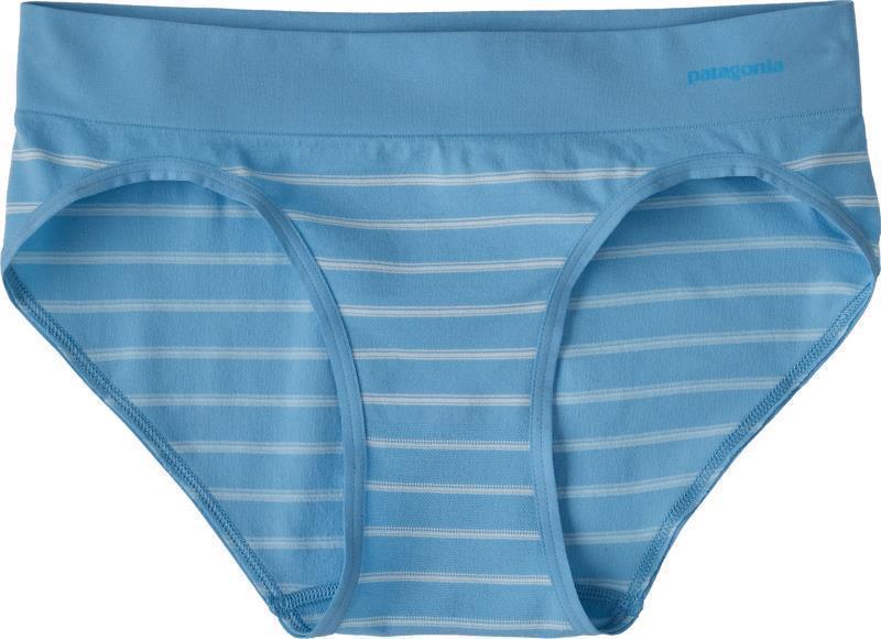 Active Briefs - Womens - Meiners Stripe / Lago Blue 1